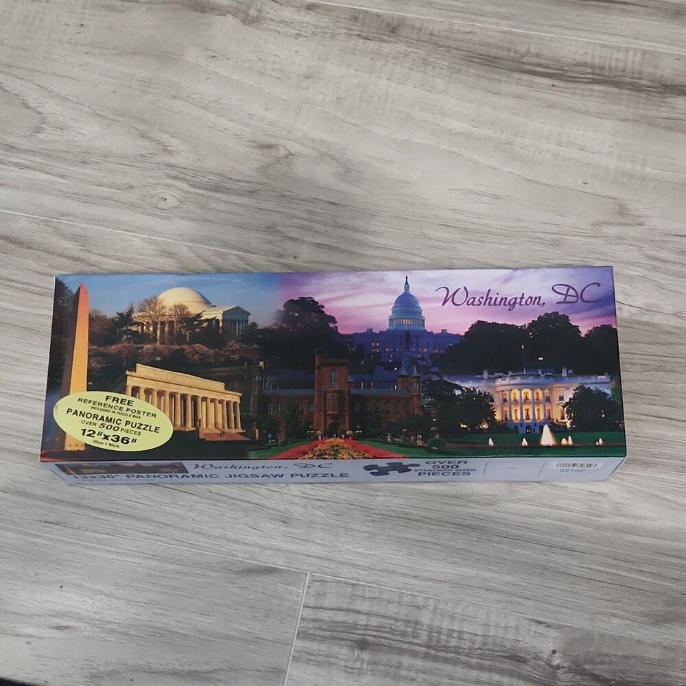 Impact Photographics Washington DC Panoramic Puzzle 53780 500+ Pc Architecture